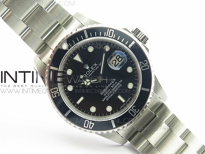 Submariner 16610LN SS Best Edition black Dial Black Bezel on SA3135