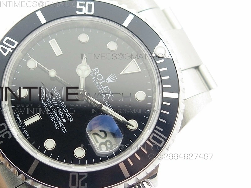 Submariner 16610LN SS Best Edition black Dial Black Bezel on SA3135