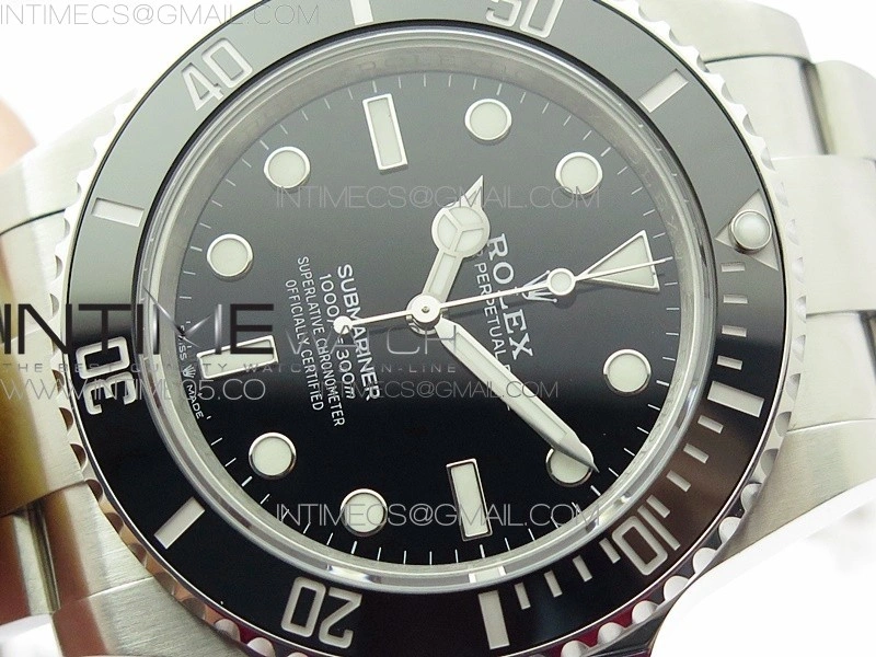 Submariner 41mm 124060 LN SS BP Best Edition Black Dial SH3230