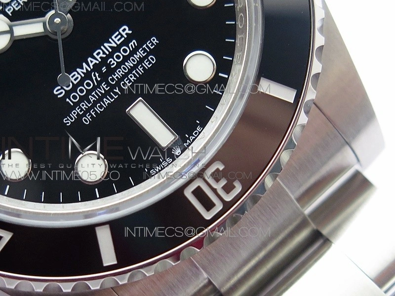 Submariner 41mm 124060 LN SS BP Best Edition Black Dial SH3230