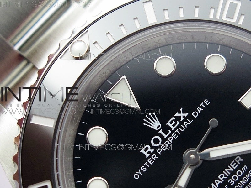 Submariner 41mm 124060 LN SS BP Best Edition Black Dial SH3230