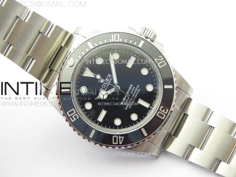 Submariner 41mm 124060 No Date 904L Steel VSF 1:1 Best Edition Black Dial VS3230
