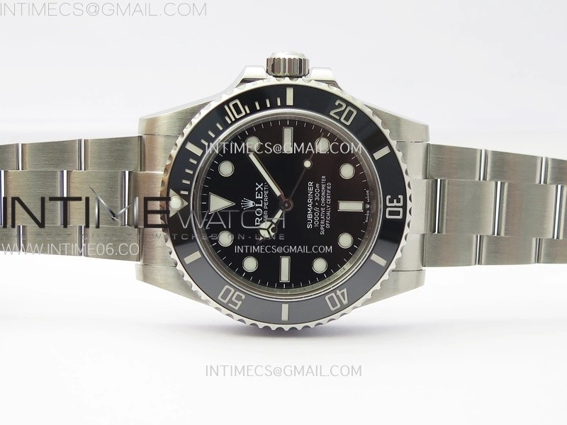 Submariner 41mm 124060 No Date 904L Steel VSF 1:1 Best Edition Black Dial VS3230