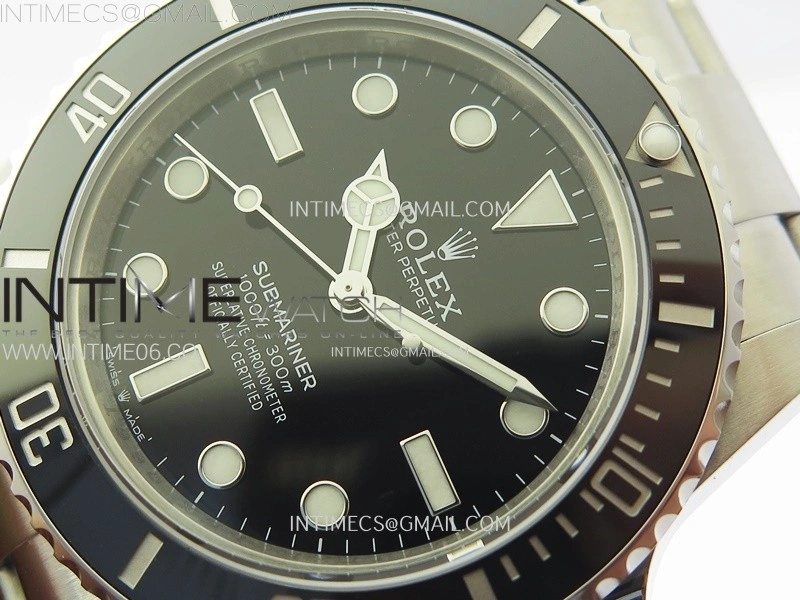 Submariner 41mm 124060 No Date 904L Steel VSF 1:1 Best Edition Black Dial VS3230