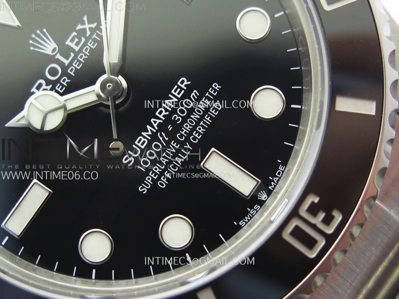 Submariner 41mm 124060 No Date 904L Steel VSF 1:1 Best Edition Black Dial VS3230