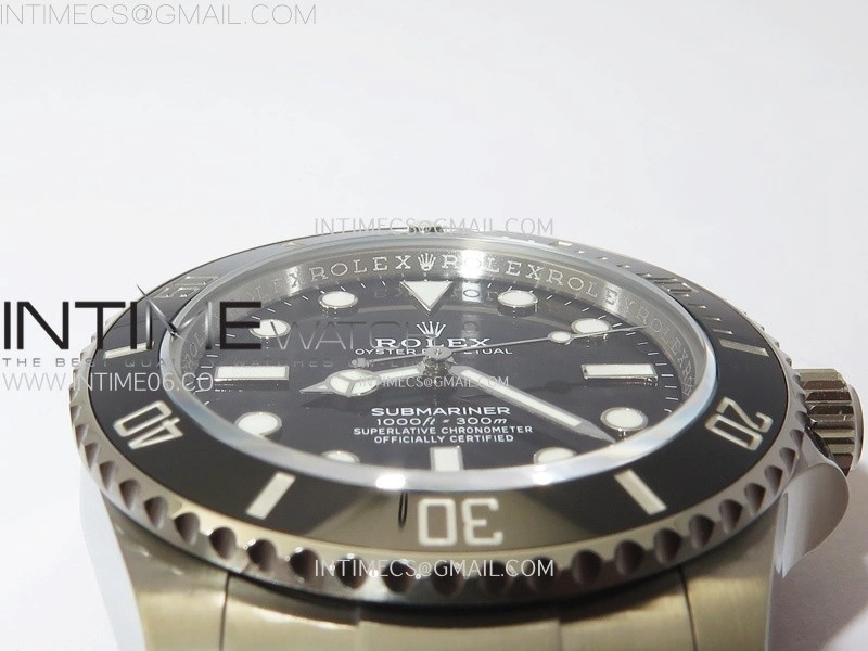 Submariner 41mm 124060 No Date 904L Steel VSF 1:1 Best Edition Black Dial VS3230
