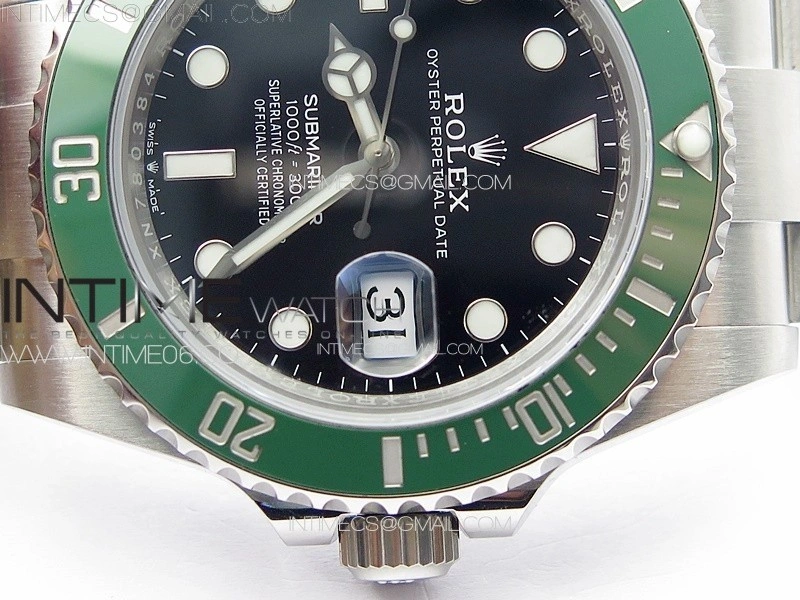 Submariner 41mm 126610 LV Green Ceramic 904L Steel NTF 1:1 Best Edition VR3235