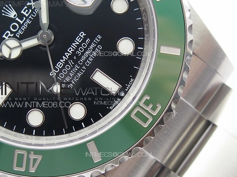 Submariner 41mm 126610 LV Green Ceramic 904L Steel VSF 1:1 Best Edition VS3235
