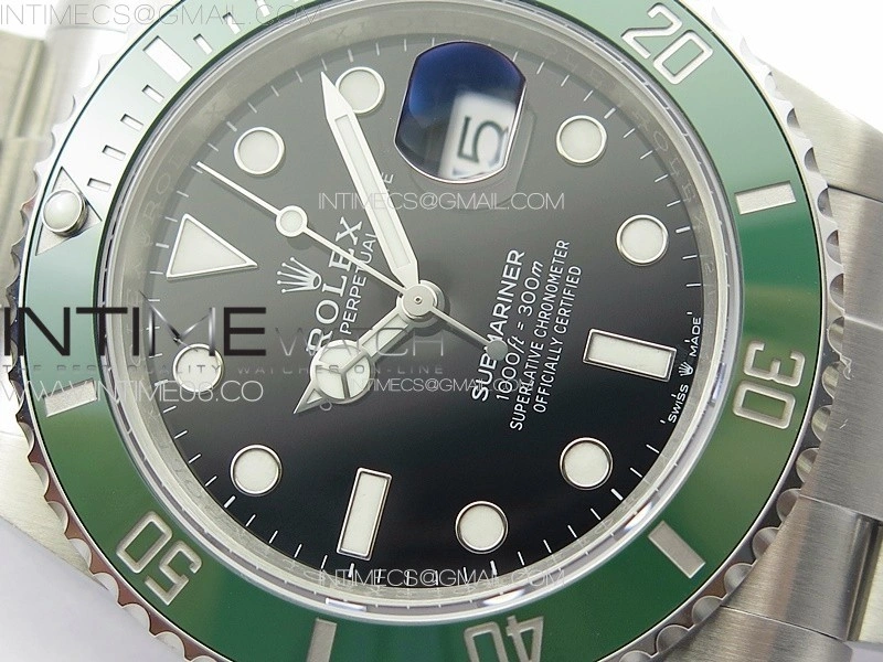 Submariner 41mm 126610 LV Green Ceramic 904L Steel VSF 1:1 Best Edition VS3235