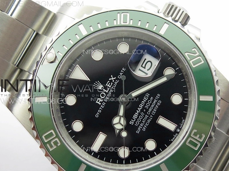 Submariner 41mm 126610 LV Green Ceramic 904L Steel VSF 1:1 Best Edition VS3235