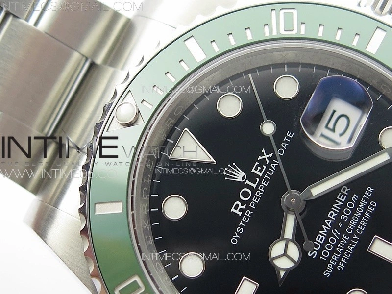 Submariner 41mm 126610 LV Green Ceramic 904L Steel VSF 1:1 Best Edition VS3235