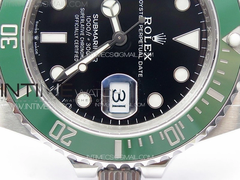 Submariner 41mm 126610 LV Green Ceramic 904L Steel VSF 1:1 Best Edition VS3235