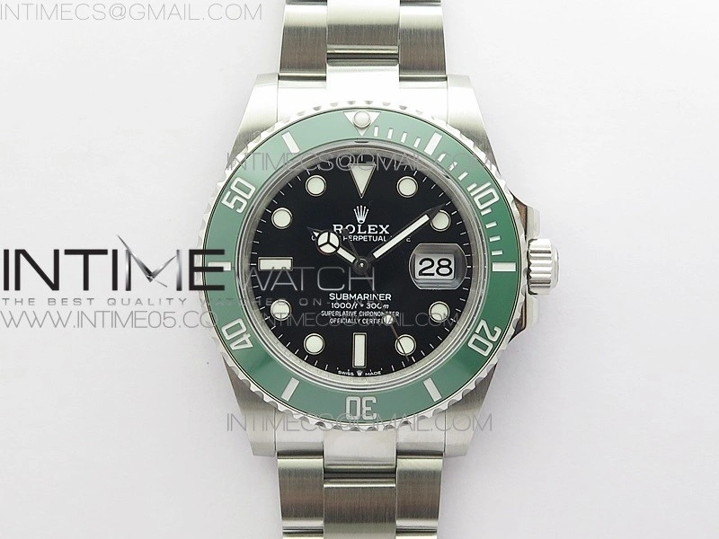 Submariner 41mm 126610 LV SS BP Best Edition Black Dial SH3235