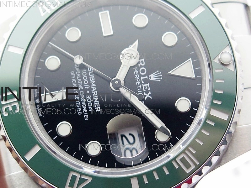 Submariner 41mm 126610 LV SS BP Best Edition Black Dial SH3235