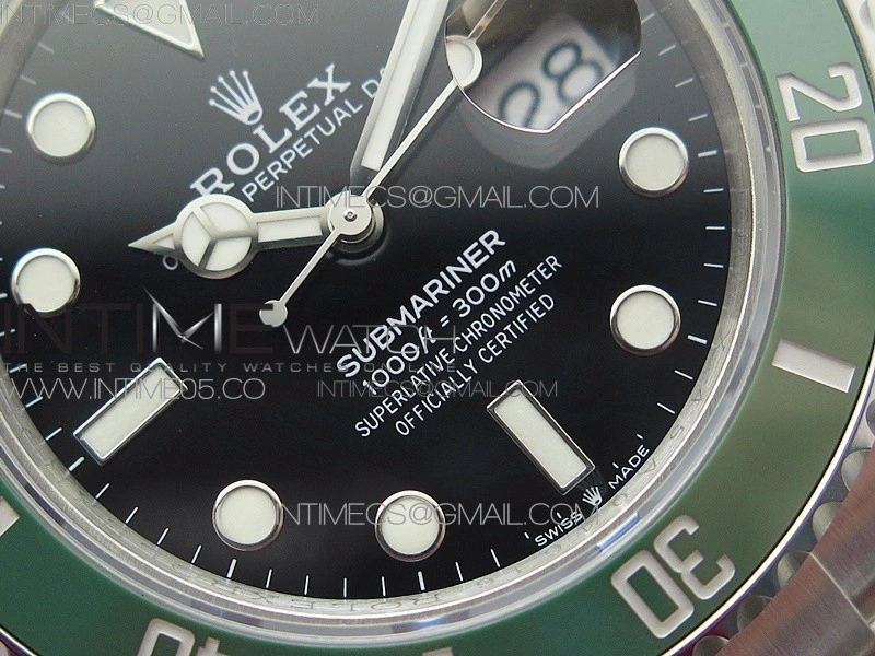 Submariner 41mm 126610 LV SS BP Best Edition Black Dial SH3235
