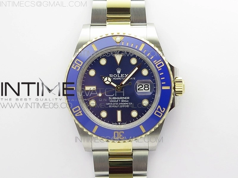 Submariner 41mm 126613 LB SS YG BP Best Edition Blue Dial on SS YG Bracelet SH3235