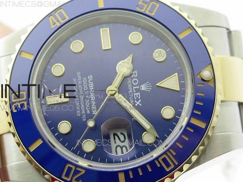 Submariner 41mm 126613 LB SS YG BP Best Edition Blue Dial on SS YG Bracelet SH3235