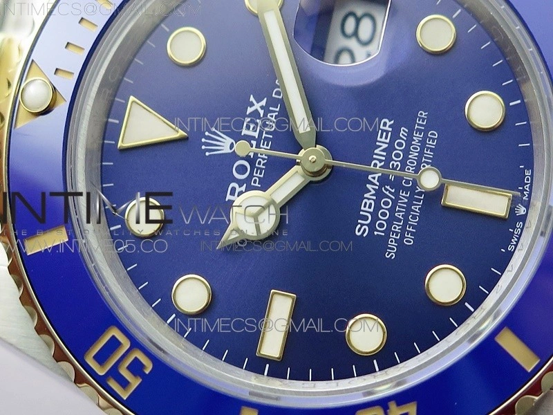 Submariner 41mm 126613 LB SS YG BP Best Edition Blue Dial on SS YG Bracelet SH3235