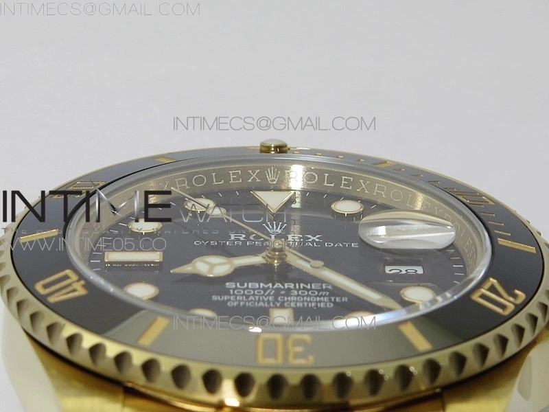 Submariner 41mm 126613 LN YG BP Best Edition Black Dial on YG Bracelet SH3235