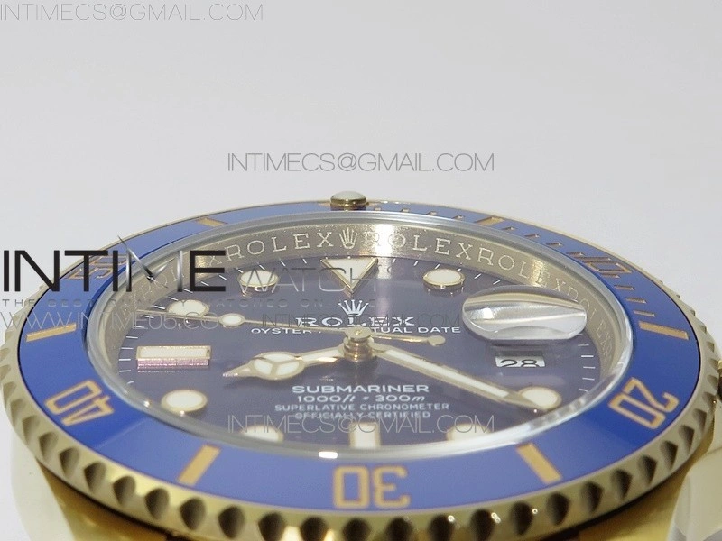 Submariner 41mm 126618 LB YG BP Best Edition Blue Dial on YG Bracelet SH3235