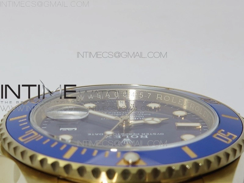 Submariner 41mm 126618 LB YG BP Best Edition Blue Dial on YG Bracelet SH3235
