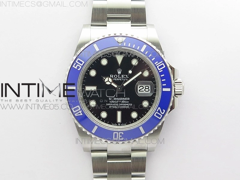 Submariner 41mm 126619 LB SS BP Best Edition Black Dial SH3235
