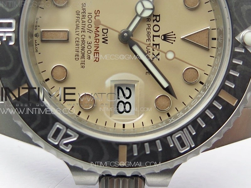 Submariner DIW Sandblasted VSF 1:1 Best Edition Brown Dial on SS Bracelet VS3135