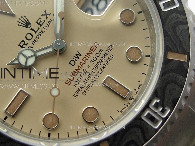 Submariner DIW Sandblasted VSF 1:1 Best Edition Brown Dial on SS Bracelet VS3135