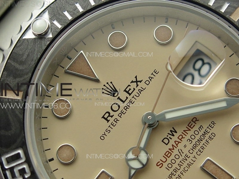 Submariner DIW Sandblasted VSF 1:1 Best Edition Brown Dial on SS Bracelet VS3135