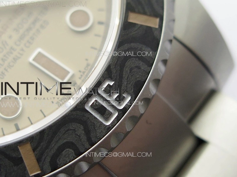 Submariner DIW Sandblasted VSF 1:1 Best Edition Brown Dial on SS Bracelet VS3135