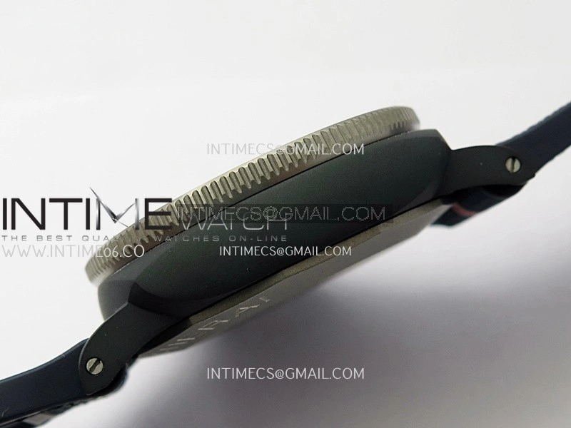 PAM1466 Luna Rossa Submersible 44mm Ceramic VSF 1:1 Best Edition Blue Dial On Blue Fabric Strap P900
