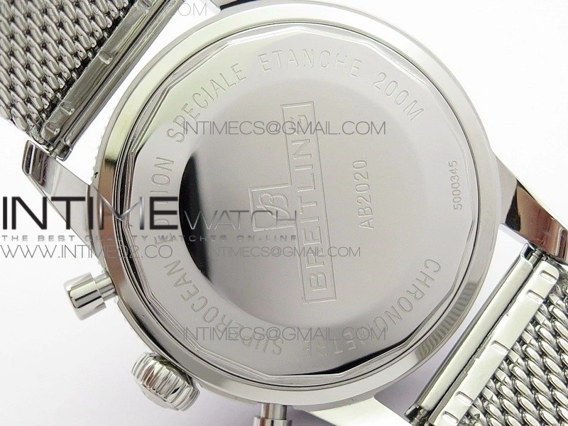 Super Ocean 1884 Heritage Black Ceramic Bezel SS Black Dial on A7750