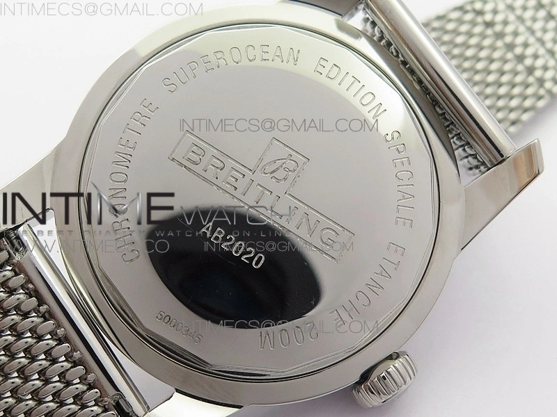 Super Ocean Heritage Brown Ceramic Bezel SS Brown Dial on SS Bracelet A2824
