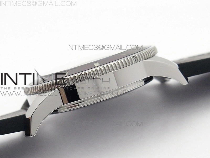 Super Ocean Heritage Brown Ceramic Bezel SS Gray Dial on Brown Gummy Strap A2824