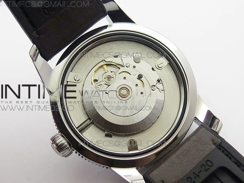 Super Ocean Heritage Brown Ceramic Bezel SS Gray Dial on Brown Gummy Strap A2824