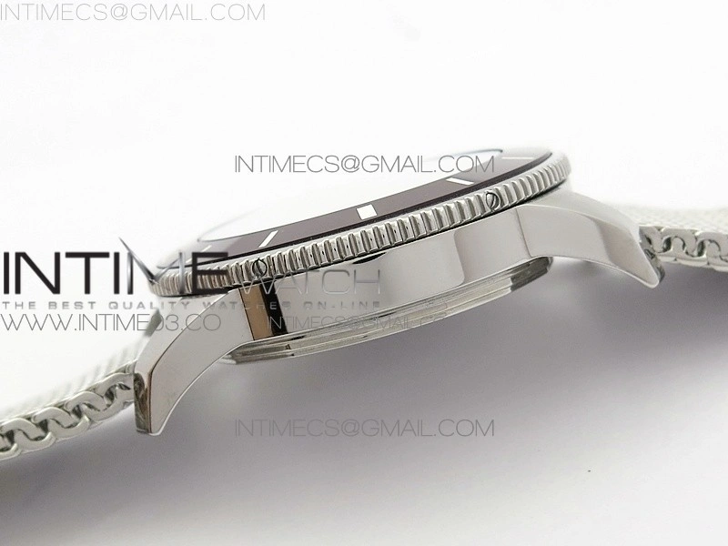 Super Ocean Heritage Gray Ceramic Bezel SS Gray Dial on SS Bracelet A2824