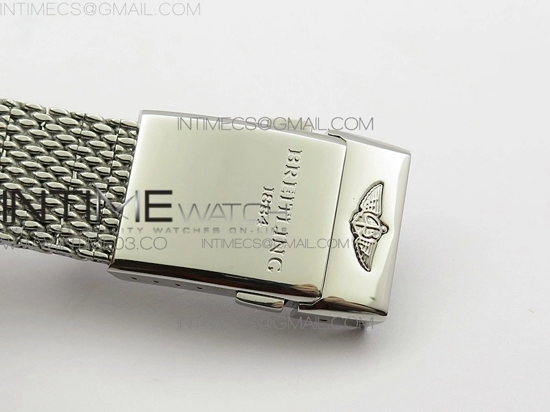 Super Ocean Heritage Gray Ceramic Bezel SS Gray Dial on SS Bracelet A2824