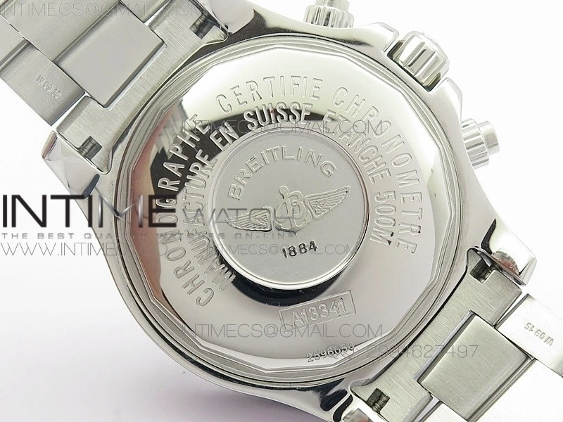 Super Ocean Steelfish SS White Dial on SS Bracelet A7750
