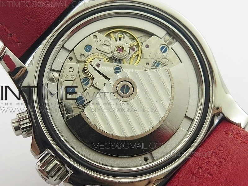 SuperOcan SteelFish SS Black Dial on Black Leather Strap A7750
