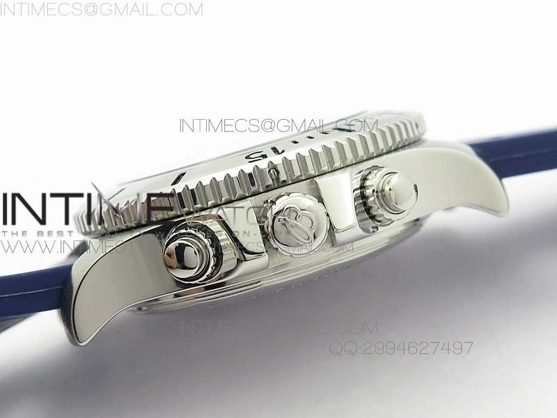 SuperOcan SteelFish SS Blue Dial on Blue Rubber Strap A7750
