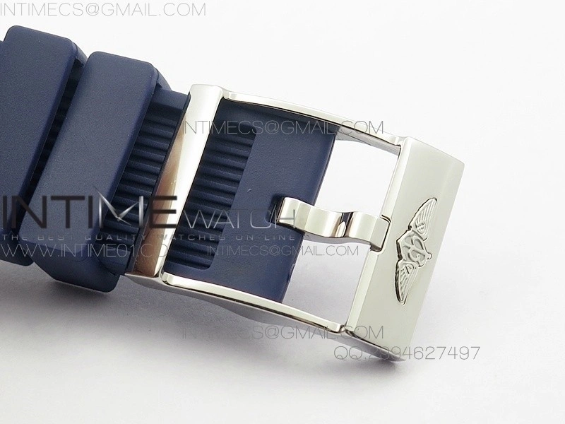 SuperOcan SteelFish SS Blue Dial on Blue Rubber Strap A7750