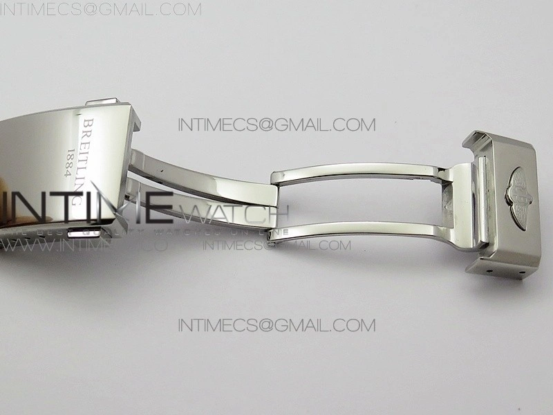 SuperOcean A13312 46mm Blue Bezel Blue Dial on SS Bracelet A7750