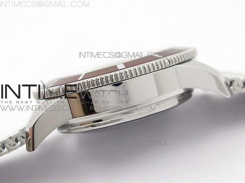 SuperOcean A13312 46mm Brown Bezel Brown Dial on SS Bracelet A7750