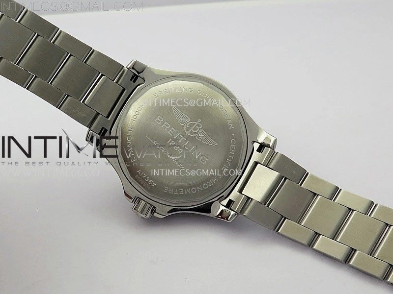 SuperOcean II 44mm TF 1:1 Best Edition Black Dial on SS Bracelet A2824