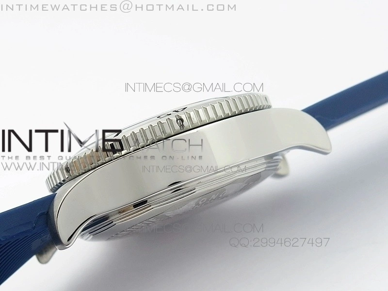 SuperOcean Racer 44mm Blue Dial on Blue rubber strap A7750