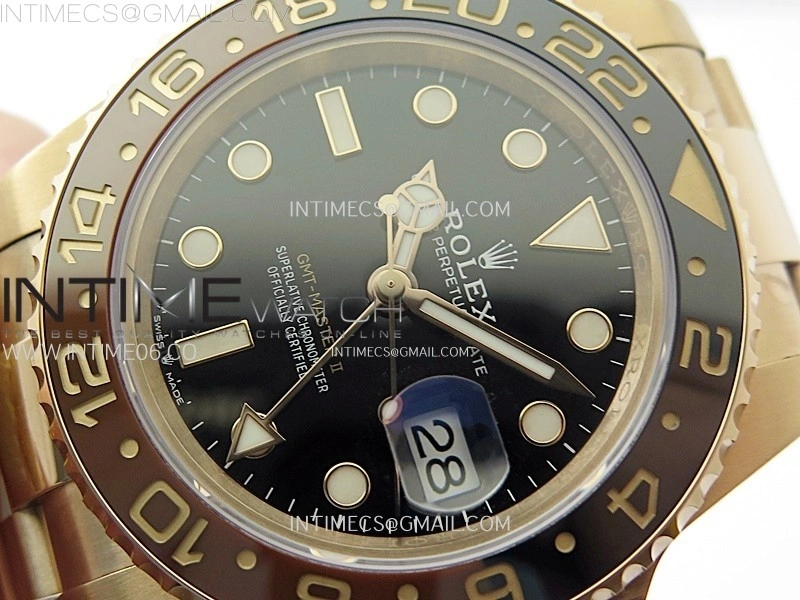 GMT-Master II 126715 CHNR NTF 1:1 Best Edition on Black Dial RG Bracelet VR3285 CHS