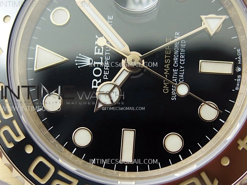 GMT-Master II 126715 CHNR NTF 1:1 Best Edition on Black Dial RG Bracelet VR3285 CHS