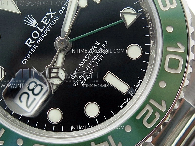GMT Master II 126720 VTNR 904L SS C+F 1:1 Best Edition on Oyster Bracelet SH3285 CHS