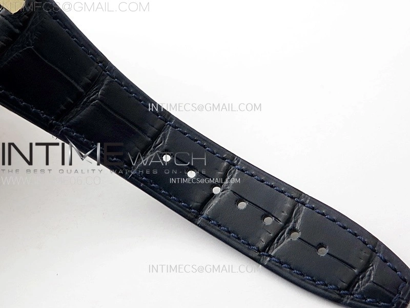 Royal Oak Chrono 26331ST RG IPF 1:1 Best Edition Blue Dial rose gold subdial on Blue Leather Strap A7750