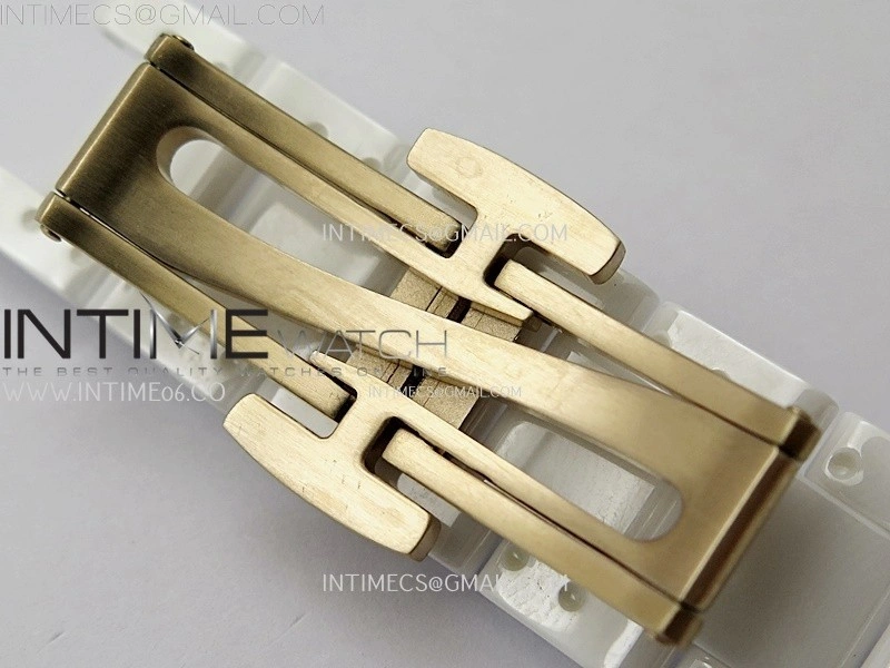Daytona AET Solid White Ceramic Case and Bracelet N6F 1:1 Best Edition Green Dial On DD4801